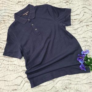 Michael Kors Logo Blue Modern Fit Polo Shirt
